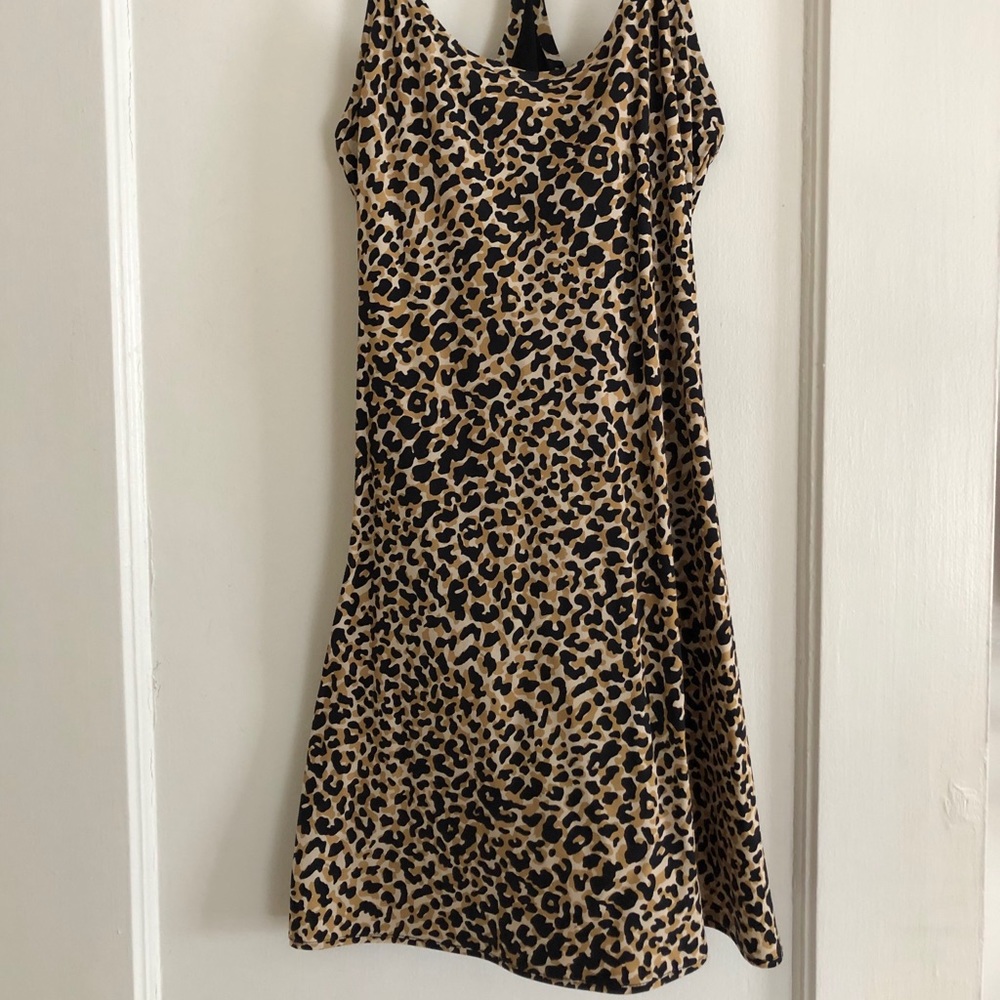 Outdoor Voices Exercise Dress Cheetah Print XS